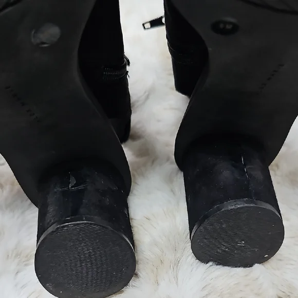 Alex Marie Black Peep Toe/Heel Sandal Booties size 9‎ - Picture 7 of 8